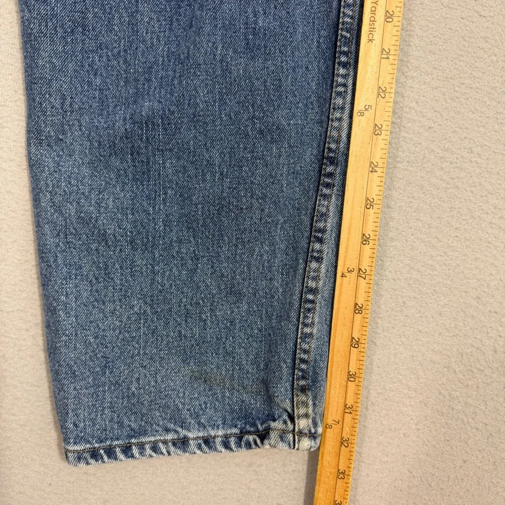 Vintage Levis Silvertab Baggy Jeans 33x32 Purple Tag 90s Denim Made in USA 1993